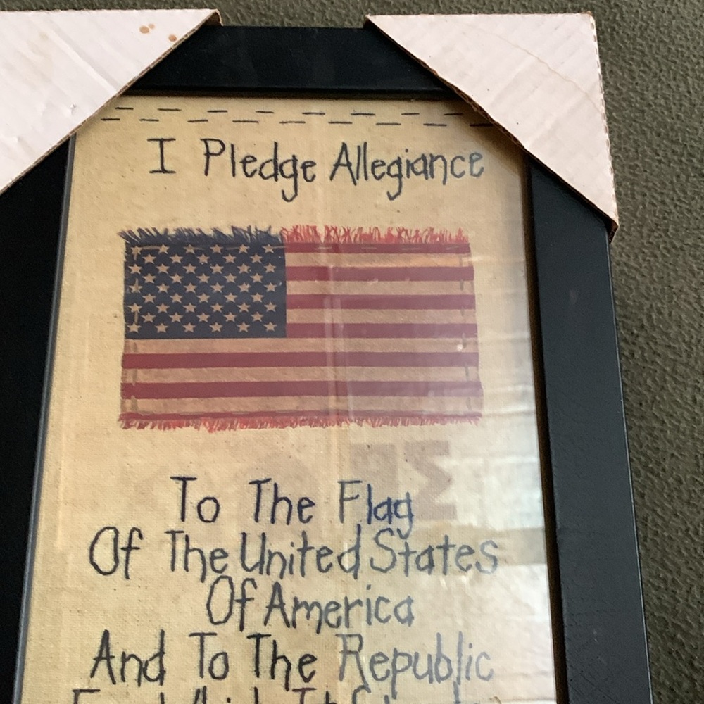 Vicki Huffman framed prints. The Star Spangled Banner & I Pledge Allegiance - Picture 5 of 8